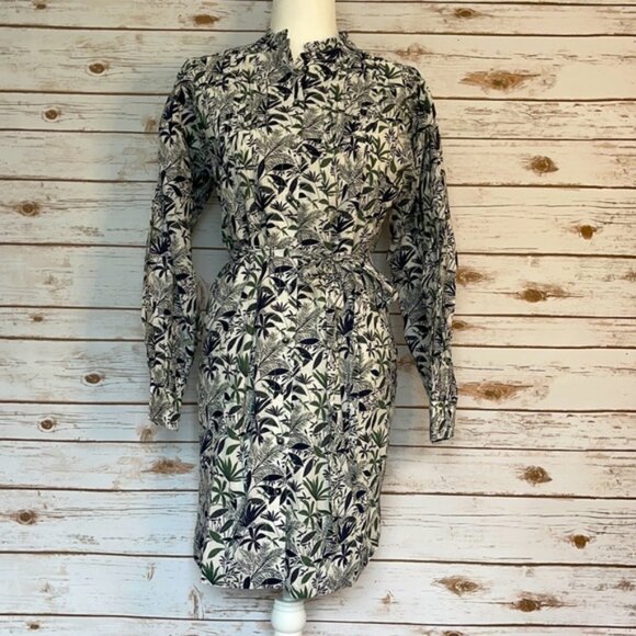 NWT Boden Antonia Cotton Shirt Dress | 8 Petite | Ivory - Picture 2 of 8